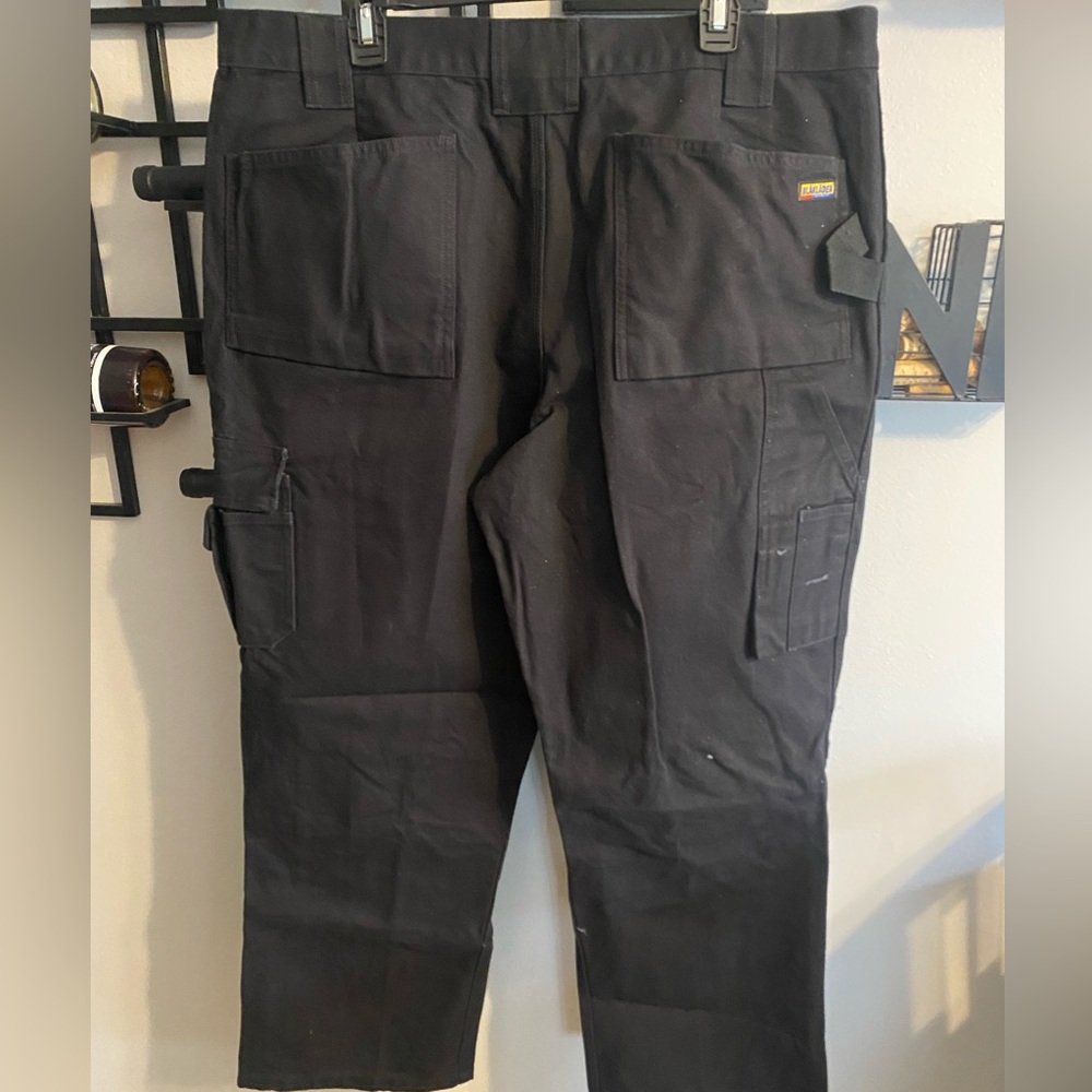 BLAKLADER WORKWEAR MENS BLACK JEANS WORK PANTS